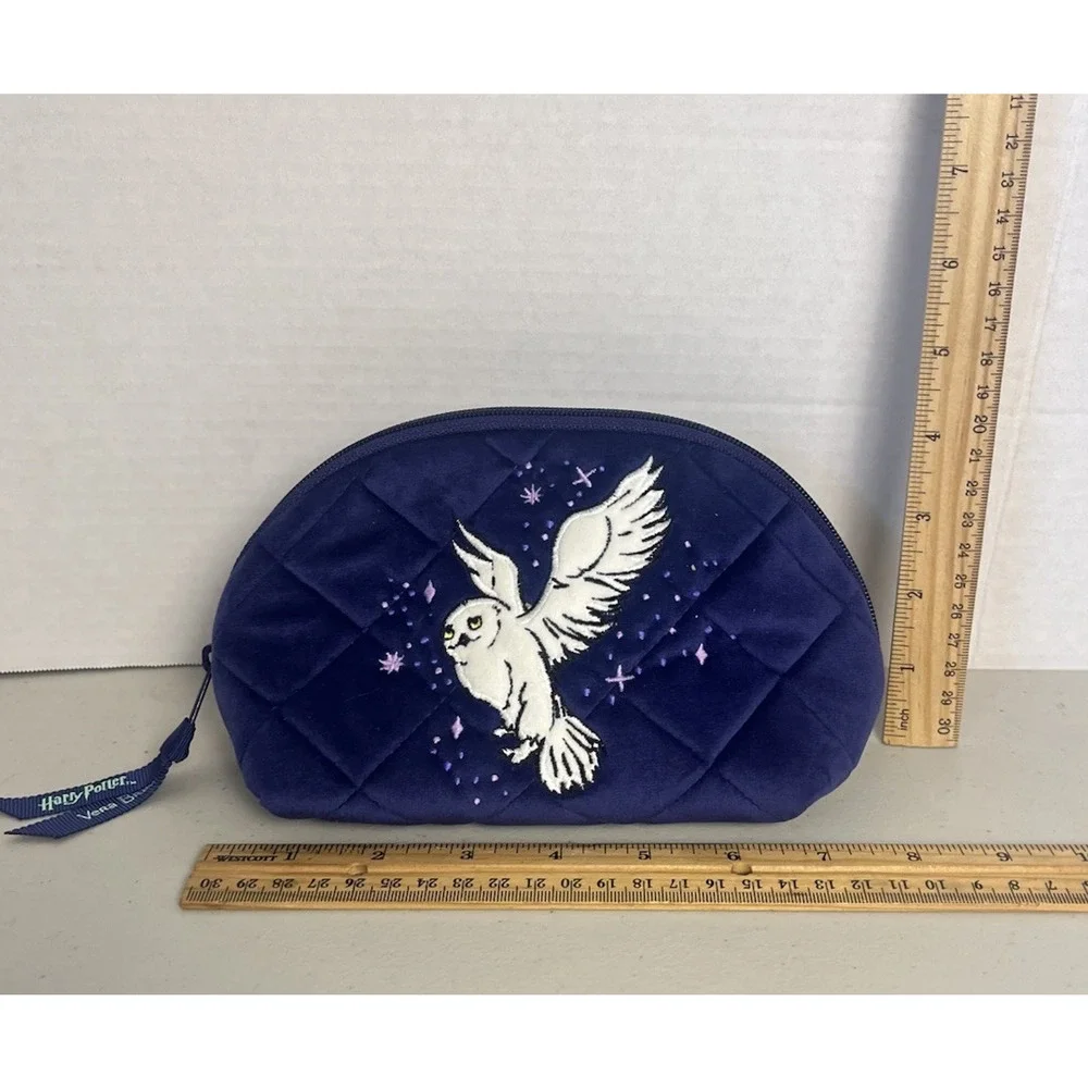 Vera Bradley HARRY POTTER FORBIDDEN FOREST Hedwig Cosmetic Clamshell Case NWOT